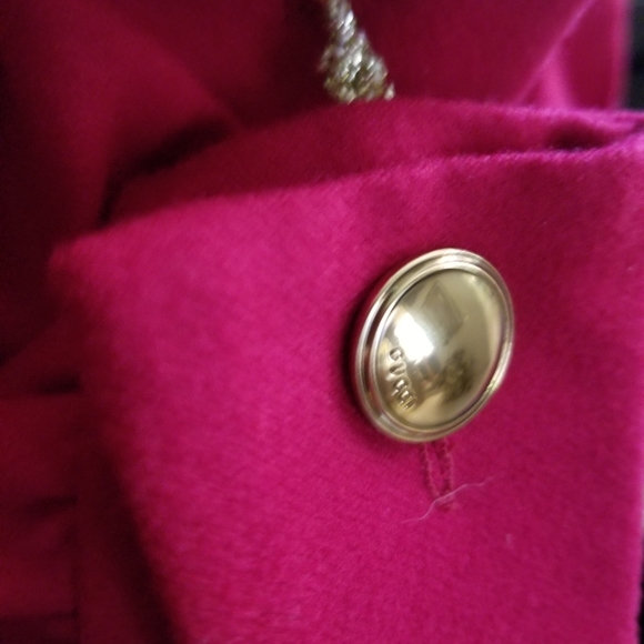 Gucci 2012 Wool & Cashmere Off Shoulder Dress In R - Picture 6 of 6